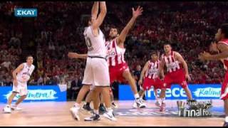 Euroleague Final 4 2010 Semifinal  Partizan Vs Olympiacos 8083 Top 10 [upl. by Aneehsat]