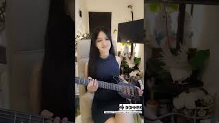 Donner Hush X review donnerguitar donnerhushx travelguitar gitarisindonesia [upl. by Eirrak699]