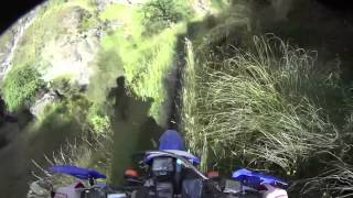 WR450F vs TTR250 NZ gnarly single track tour with Geoff Ballard [upl. by Ainer]