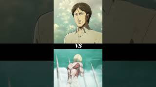 Eren Kruger Signature Pose  Attack on titan s3 vs s4 final part shorts short aot anime [upl. by Ahsikcin]