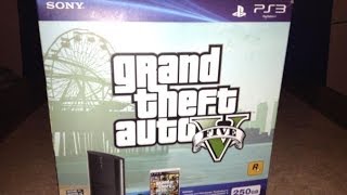 UNBOXING PS3 Edicion Especial GTA V 250 GB [upl. by Ellery]