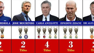 Most Champions League Winner Managers 1956  2022  Real Madrid Champions League Winner Final 2022 [upl. by Desmund]