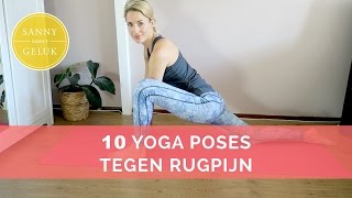 Verminder rugpijn met de 10 yoga houdingen  Selfhelp Sanny [upl. by Adnahsar]