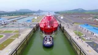 Transits Through Expanded Panama Canal September [upl. by Isadora]