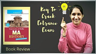 Best Book for MA History entrance exam Delhi University Book Review [upl. by Ahsirpac]