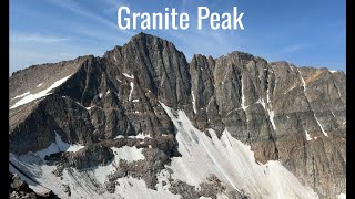 Granite Peak  Highest Peak in Montana [upl. by Neyugn]