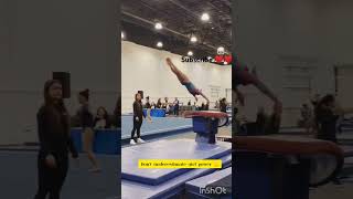 Dont underestimate girl power 🥵💪 subscribe👆 sorts olympics gymnasticclass comedy motivation [upl. by Ylam198]