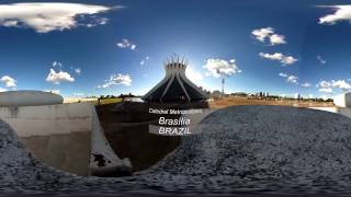 360° Brasilia Cathedral Architecture BRAZIL [upl. by Addison870]