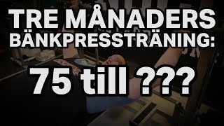 VÄGEN TILL 120 I BÄNKPRESS  AVSNITT 6 SISTA AVSNITTET [upl. by Brooking478]