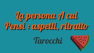 sotto la superficie della persona a cui pensi tarocchi [upl. by Ahders]