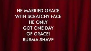 Roger C Vogel Burma Shave Songs 1 quotGrandpas Beardquot [upl. by Malina]