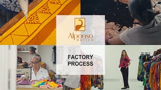 Alponso Batiks  Handmade Factory Process [upl. by Shetrit51]