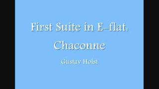 First Suite in Eflat Chaconne [upl. by Nicole]