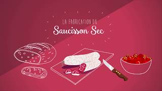 Les secrets de fabrication du saucisson sec [upl. by Steinway]