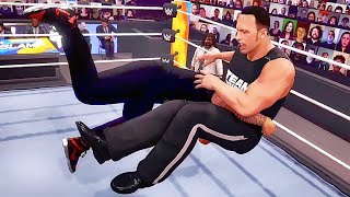 WWE 2k22 Roman Reigns vs Rock 3 tiebreaker in sports gear Wrestlemania XL Rematch [upl. by Arlyne]