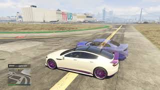 GTAVCoil Raiden vs Bravado Buffalo STX2023 Tesla Plad vs 2023 Dodge Charger hellcat red eye [upl. by Caldeira361]