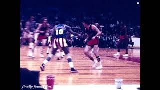 Vintage 1970s Harlem Globetrotters basketball game 8mm found footage Curly Neal Meadowlark Lemon [upl. by Aeriel]