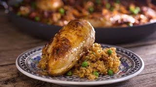 Aarón Sanchezs Christmas Arroz Con Pollo [upl. by Dohsar]