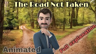 The Road Not Taken by Robert Frost HD [upl. by Alsworth]