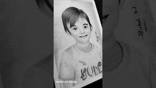 🔥New Commission Work 🤍 Order Your Portrait 💛 DM me on Instagram shorts art portrait drawing [upl. by Goda]