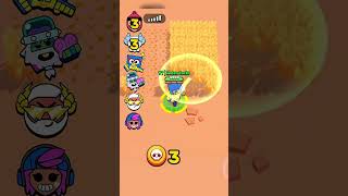 HOW MANY SUPERS until ALL BUSHES are DESTROYED😳 brawlstars shorts [upl. by Kizzie485]