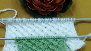 बहुत ही आसान और सुंदर बुनाई डिज़ाइन knittingpatterns sweter design for cardigan skivvy scarf etc [upl. by Jaban]