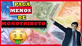 🤑Pagá MENOS de MONOTRIBUTO en Argentina💰De manera legal [upl. by Wynnie]