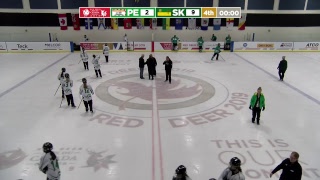 2019 CWG  Ringette  Game 9  PE vs SK [upl. by Towne419]