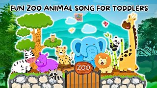 Zoo Animal Song Learn about Zoo Animals  Fun Melody Time [upl. by Richardo]