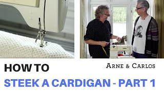 How to steek a Cardigan by ARNE amp CARLOS Part 1 Knitting the body and sleeves [upl. by Saffier]