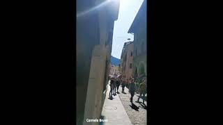 Passeggiata a Bellinzona mercatino [upl. by Anairda]