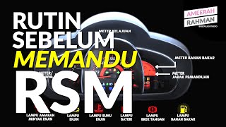 Rutin Sebelum Memandu RSM  INFOGRAFIK [upl. by Ragnar]