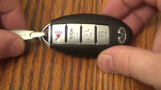 How To Change An Infiniti Key Fob Battery Tutorial DIY [upl. by Enylhsa]