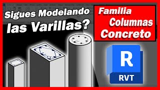 Revit Familia de Columnas con Refuerzo Incluido [upl. by Chilton974]