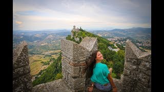 OUR 52nd COUNTRY  San Marino Day Trip [upl. by Mellicent]