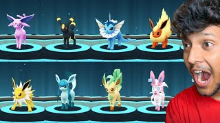 Finally I Got All Evolution of Eevee Pokemon🔥 Pokémon  Let’s Go Pikachu [upl. by Stortz]