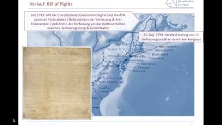 Amerikanische Verfassung amp Bill of Rights 1787 amp 1789 [upl. by Claus996]