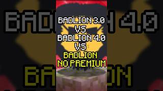 Badlion Client 30 vs Badlion Client 40 vs Badlion Client No Premium hypixel [upl. by Eisaj196]