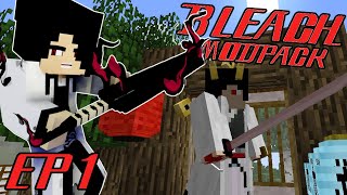 TRY TO SURVIVE  Bleach Modpack Episode 1 Minecraft Bleach Mod [upl. by Engenia893]