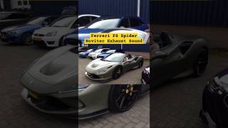 Ferrari F8 Spider Novitec Exhaust Sound 🔥🔊 [upl. by Alphonse599]