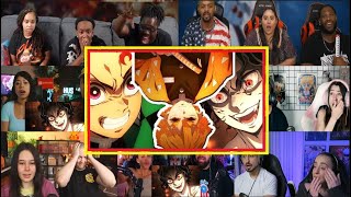 Demon Slayer Season 4 Episode 8 Reaction Mashup [upl. by Ardnos]