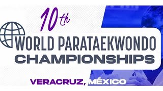 Campeonato Mundial de ParaTaekwondo Veracruz 2023 Combate día 1 [upl. by Eornom]