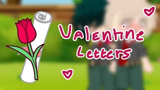 ☆ valentine letters BKDK  gacha club ☆ [upl. by Glennis]