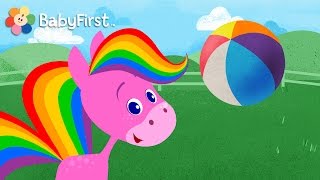 Best Apps for Kids  My Pet Rainbow Horse Game Demo  Pet Play Feed and More by BabyFirst [upl. by Allerie320]