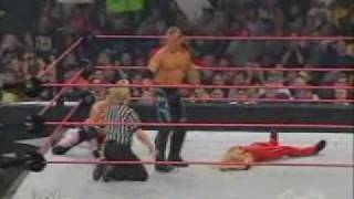 Trish Stratus amp Lita Vs Chris Jericho amp Christian [upl. by Archie]