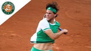 Dominic Thiem v Steve Johnson Highlights  Mens Round 3 2017  RolandGarros [upl. by Cyprian]