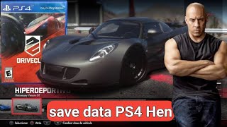 PS4 Drive Club save data complete near platinum PS4 Hen [upl. by Redmund]