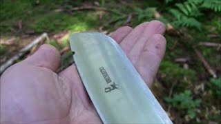 Großes BushcraftMesser im Arbeitseinsatz Das Brusletto Villmann  Bushcraft Lexikon [upl. by Riggall345]