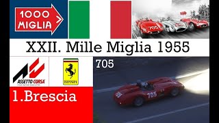 Mille Miglia 55  Stage 1Brescia f  Ferrari 118LM  TvCam [upl. by Hal]