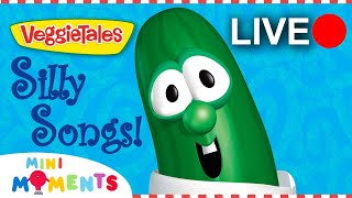 LIVE 🔴  Silly Songs With Larry  Veggietales  Mini Moments [upl. by Marcelia731]